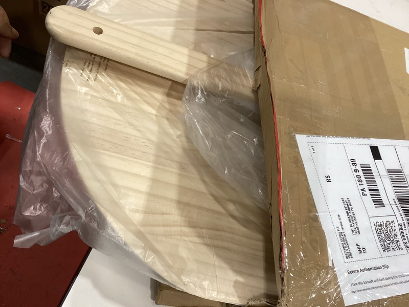 Condition photo showing Good Condition for Winco 18" x 19" x 42" Wooden Pizza Peel With 42" Handle