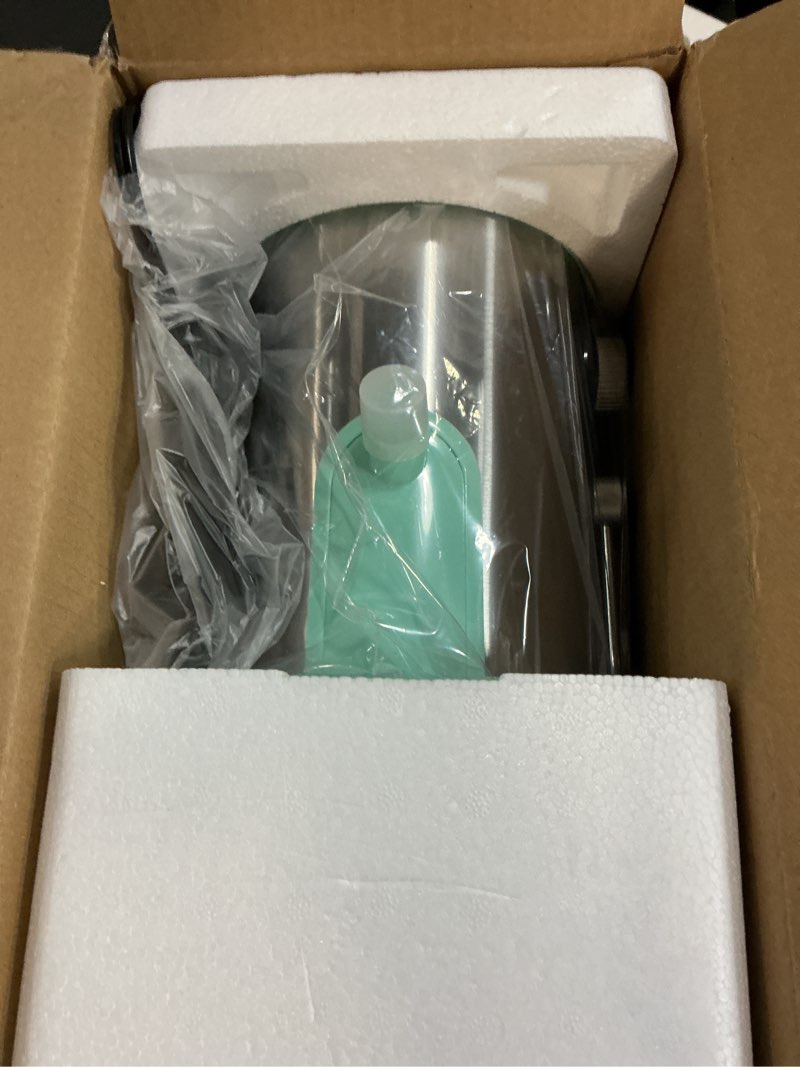 Condition photo showing Good Condition for juicer machine, 800w centrifugal juicer extractor with wide mouth 3” feed chute for fruit vegetable, easy to clean, stainless steel, bpa-free (aqua) 800w aqua