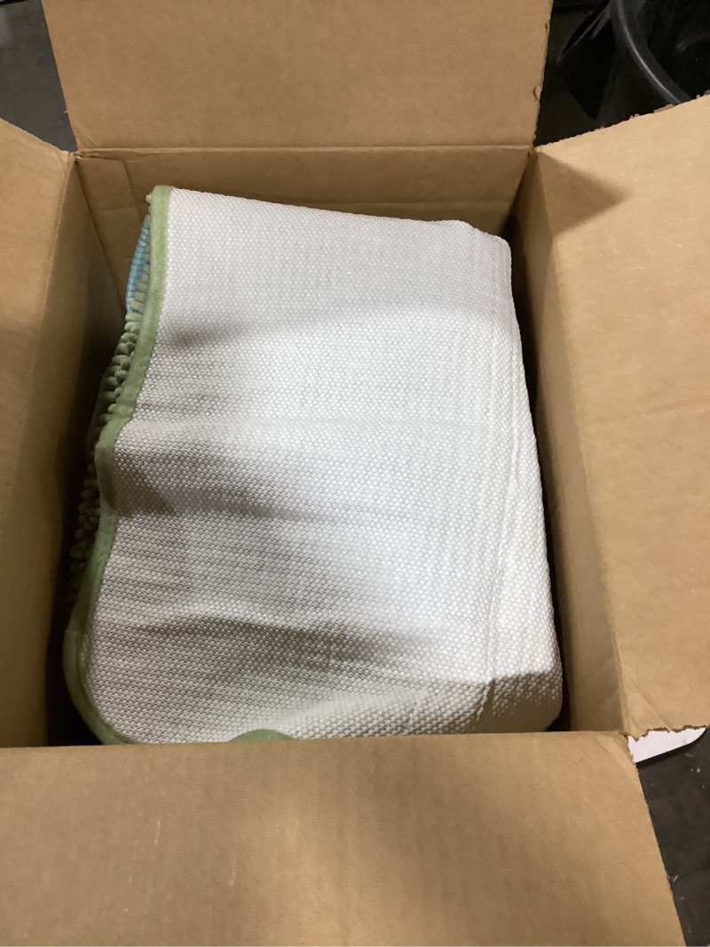 Condition photo showing Good Condition for OLANLY Bathroom Rugs 30x20, Extra Soft Absorbent Chenille Bath Rugs, Rubber Backing Quick Dry, Machine Washable Bath Mats for Bathroom Floor, Tub and Shower, Home Decor Accessories, Sage Green 30" x 20" Sage Green