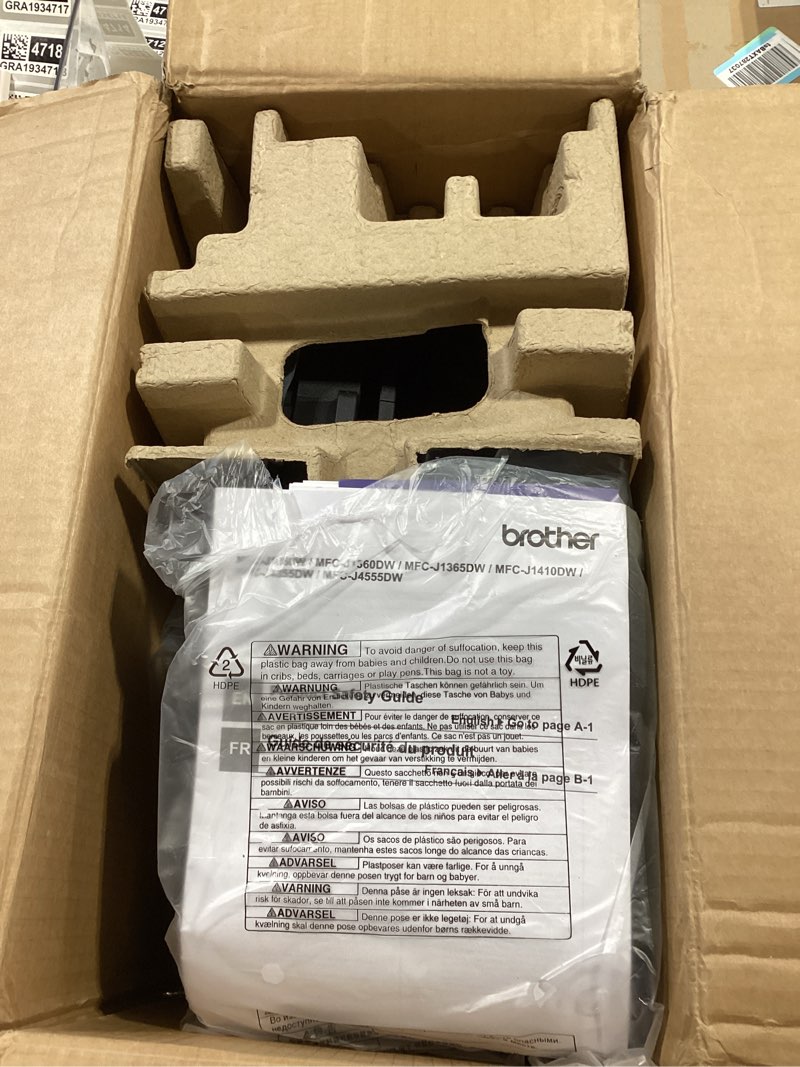 Condition photo showing Good Condition for brother work smart 1360 wireless color inkjet all-in-one printer with automatic duplex printing and 1.8” color display | includes refresh subscription trial(1) (mfc-j1360dw) (uses lc501 series inks) current model: mfcj1360dw new
