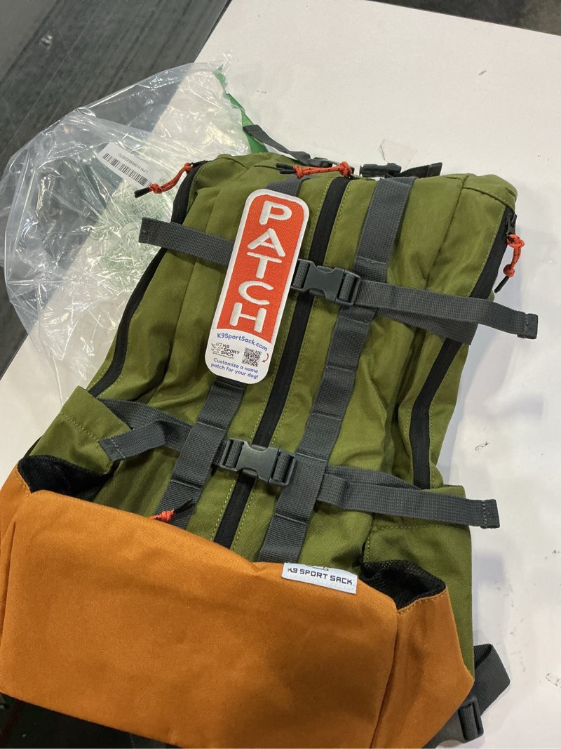 Condition photo showing Good Condition for K9 Sport Sack Urban 3 - Large, Leafy - Ideal for Dogs with 20-22” Back Length - Dual-Use, Backpack-Style Carrier + Everyday Pack Large Urban 3 - Leafy