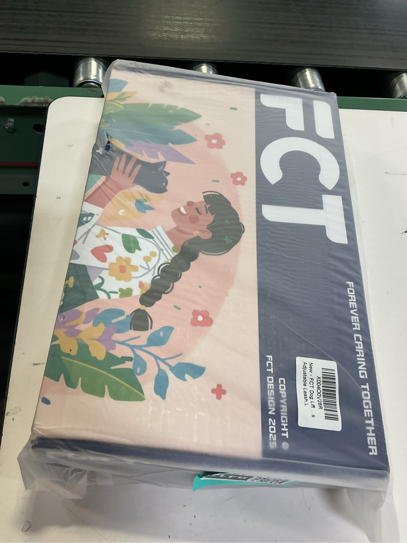 Condition photo showing New/Like New for FCT Dog Backpack Carrier - Spine-Friendly for Midium to Large Dogs (18-30 lbs), Horizontal Design Dog Carrier with Adjustable Back Straps,Legs-Out Comfort for Travel/Hiking/Cycling (Black, Size L)