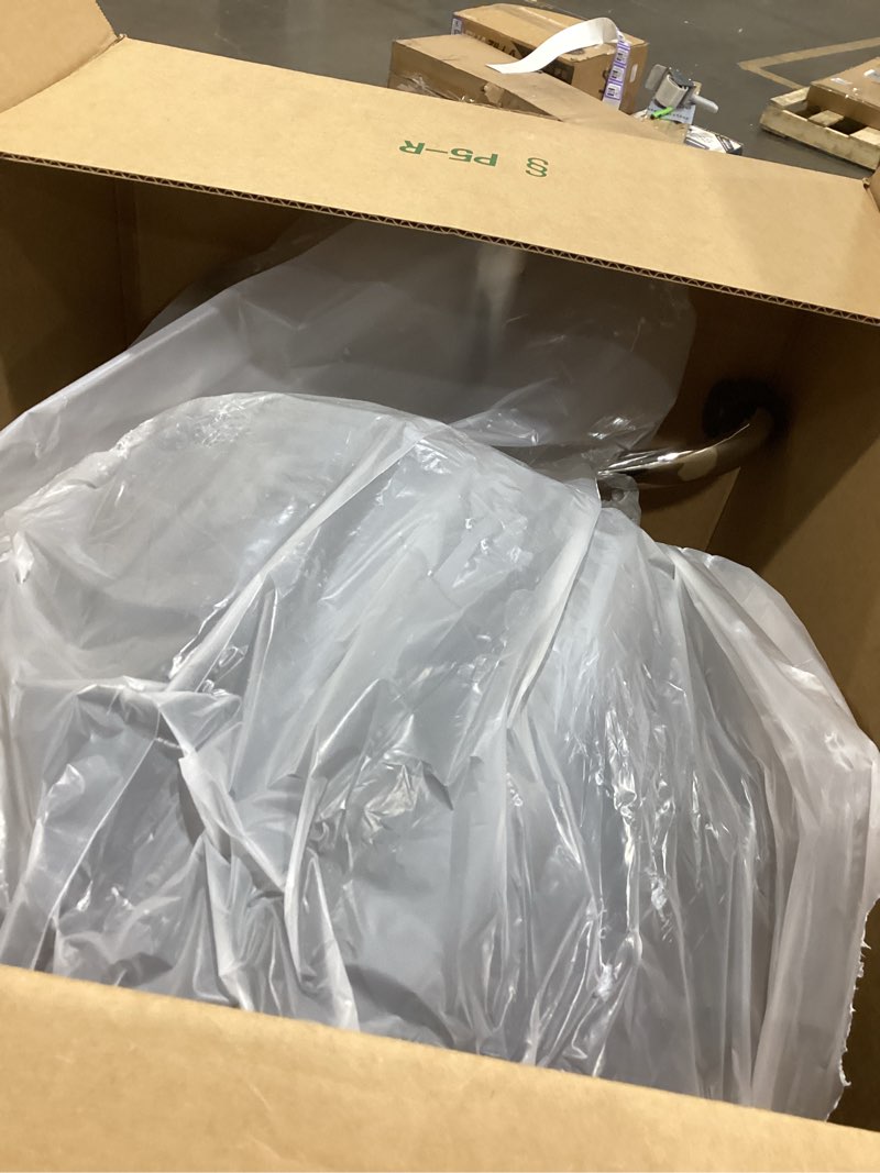 Condition photo showing Good Condition for amazon basics low back office chair, breathable mesh, height adjustable, padded seat, rolling wheels, swivel, back support, sturdy, 21.25" d x 22.5" w x 38" h, black