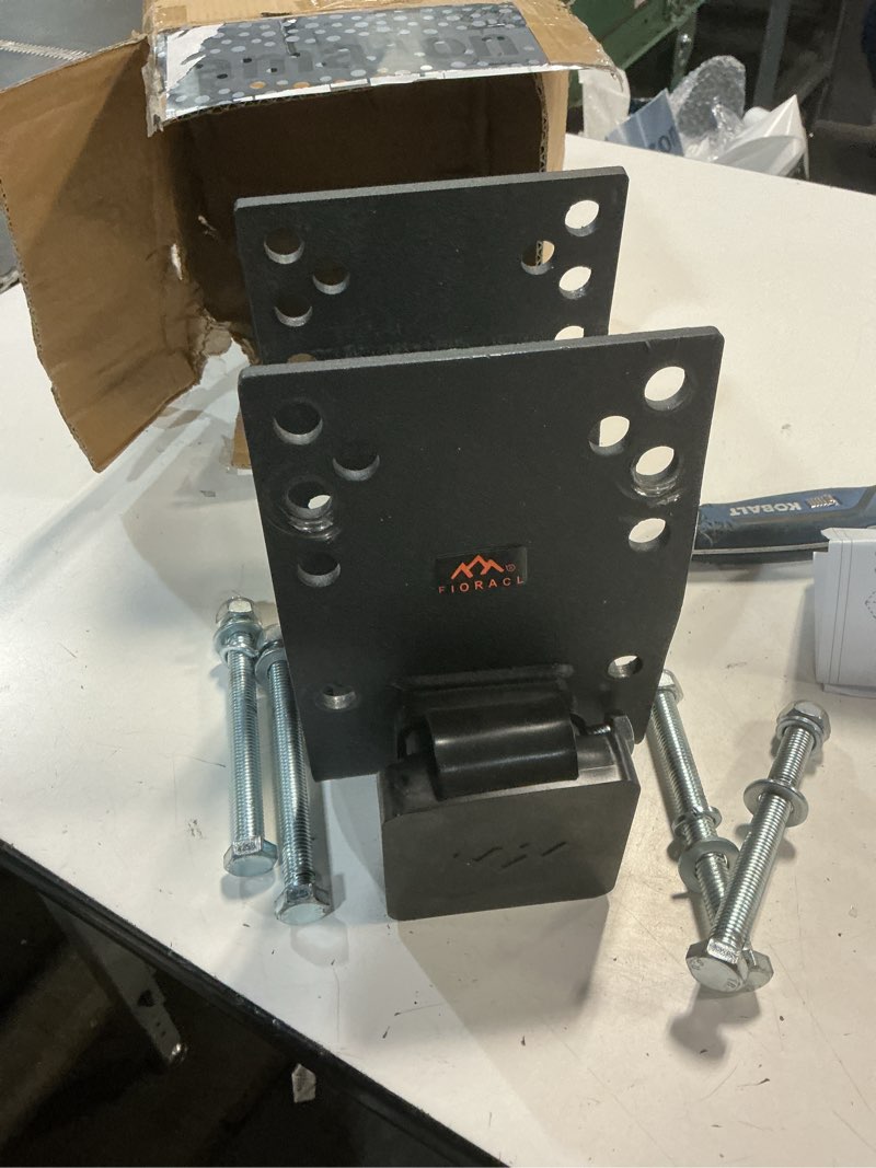 Condition photo showing Good Condition for rv bumper hitch receiver 2 inch adapter for 2.5 inch to 4 inch beams, trailer hitch receiver, fits for cargo carrier bike racks 350lbs