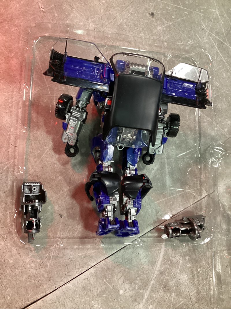 Condition photo showing As Is for deformation robot action figure, 6.4-inch deformation toy car model with accessories, for kids boys girls
