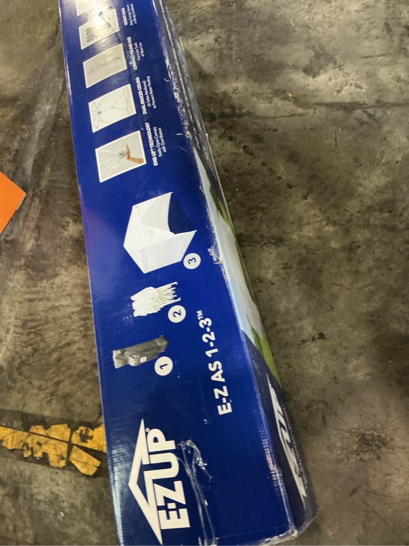 Condition photo showing As Is for e-z up® 10’ x 10’ commercial one-up™ canopy