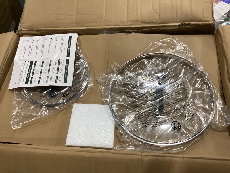 Condition photo showing Good Condition for 24pcs pots and pans set non stick,ceramic cookware set with 8qt stockpot,titanium-reinforced long-lasting nonstick,pfas-free,induction compatible,complete kitchen set for batch cooking & family meals