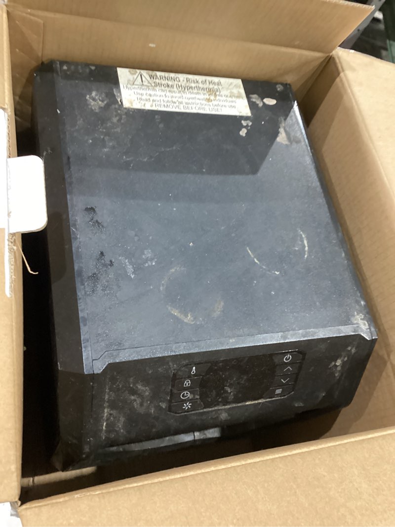 Condition photo showing As Is for utilitech 1500w cabinet heater 1500 -watt infrared quartz cabinet indoor electric space