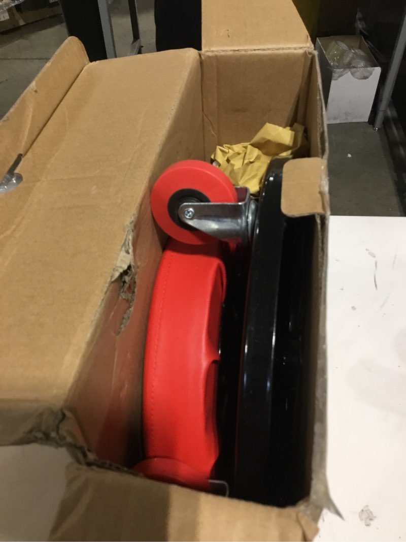 Condition photo showing As Is for MaxWorks 80771 Pneumatic Roller Seat/Creeper with Adjustable Height - 300 lb Capacity