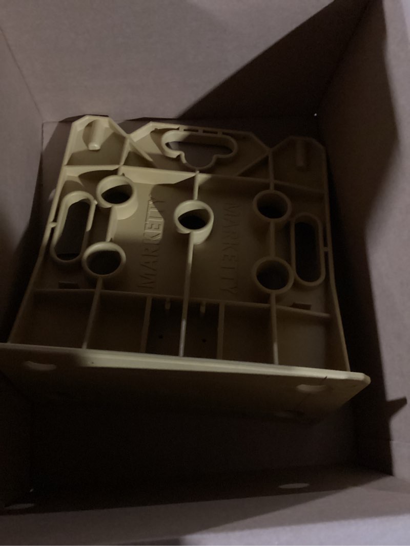 Condition photo showing As Is for Multi Purpose Wire Dispenser, Cable/Wire Spool Rack, Wire Spool Caddy, Holds Spools Up to 34" In Diameter, Load Capacity 330 LBS, 1 Pair (YELLOW)