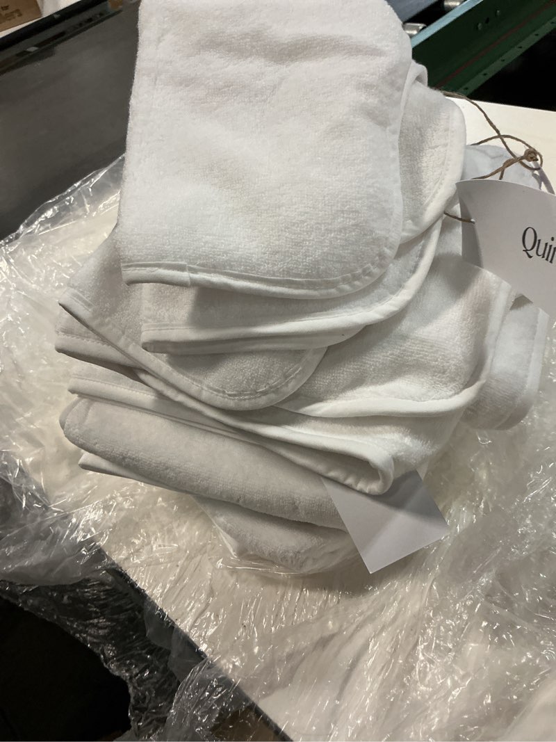 Condition photo showing Good Condition for organic turkish cotton baby bath bundle 8-pack in white