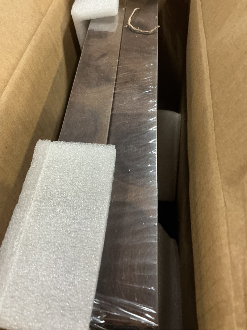 Condition photo showing New/Like New for batoda 16” x 12” acacia deep floating shelves, large extra wooden floating shelves for wall - floating book shelves, floating shelf for bedroom, bathroom - wall decor living room (hardware included) acacia color 16" x 12"
