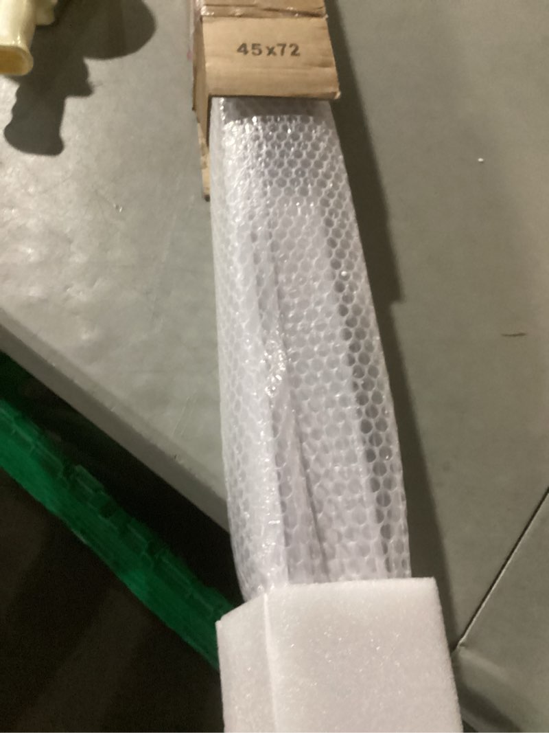 Condition photo showing Good Condition for 100% blackout roller shades cordless blinds for indoor windows,free-stop window shades pull down,thermal insulated fabric uv protection,blackout window guard blinds for home,office,white,45" w x 72" h white 45"w x 72"h