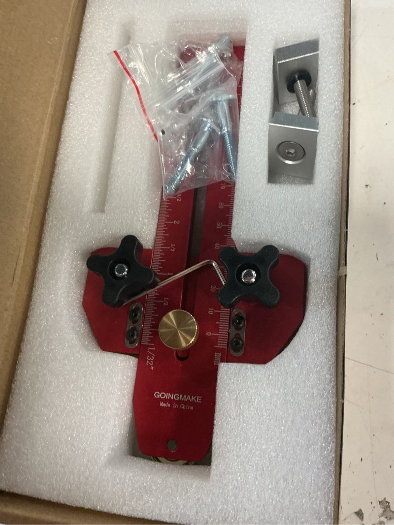 Condition photo showing New/Like New for thin rip jig table saw jig guide, making repetitive narrow thin strip cuts, anti-kick back, fits for 3/8" x 3/4" t and u slot, for table saw band saw router table woodworking tools