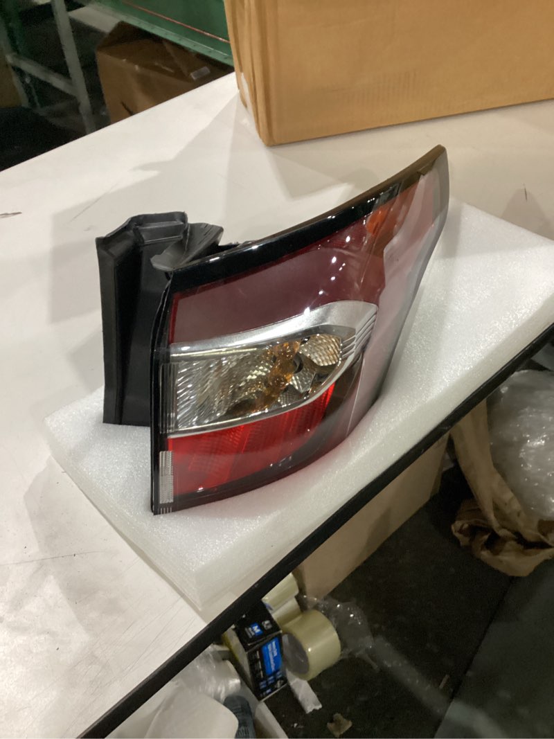 Condition photo showing Good Condition for tail lights assembly for 2017 2018 2019 ford escape kuga outer tail lights,halogen lamp red lens rear brake lights,right passenger side replacement