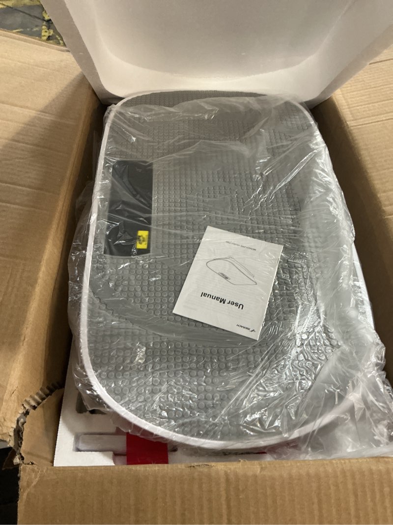 Condition photo showing New/Like New for merach vibration plate exercise machine, whole body workout equipment for women, bluetooth and silicone pedal, vibration plate with auto mode, vibrate fitness platform for home pro grey