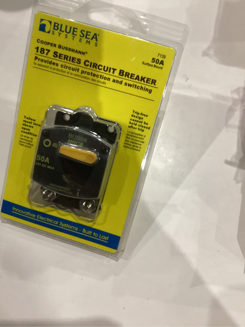Condition photo showing As Is for Blue Sea 7139 187 - Series Thermal Circuit Breaker - 50Amp