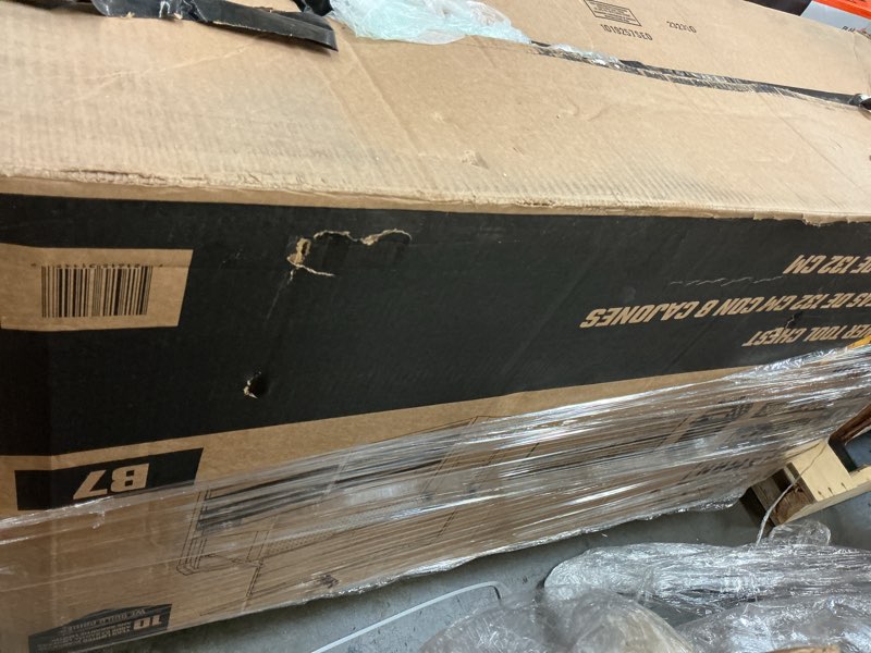 Condition photo showing As Is for (demagned )craftsman 2000 series 51.5-in w x 24.7-in h 8-drawer steel tool chest (black)
