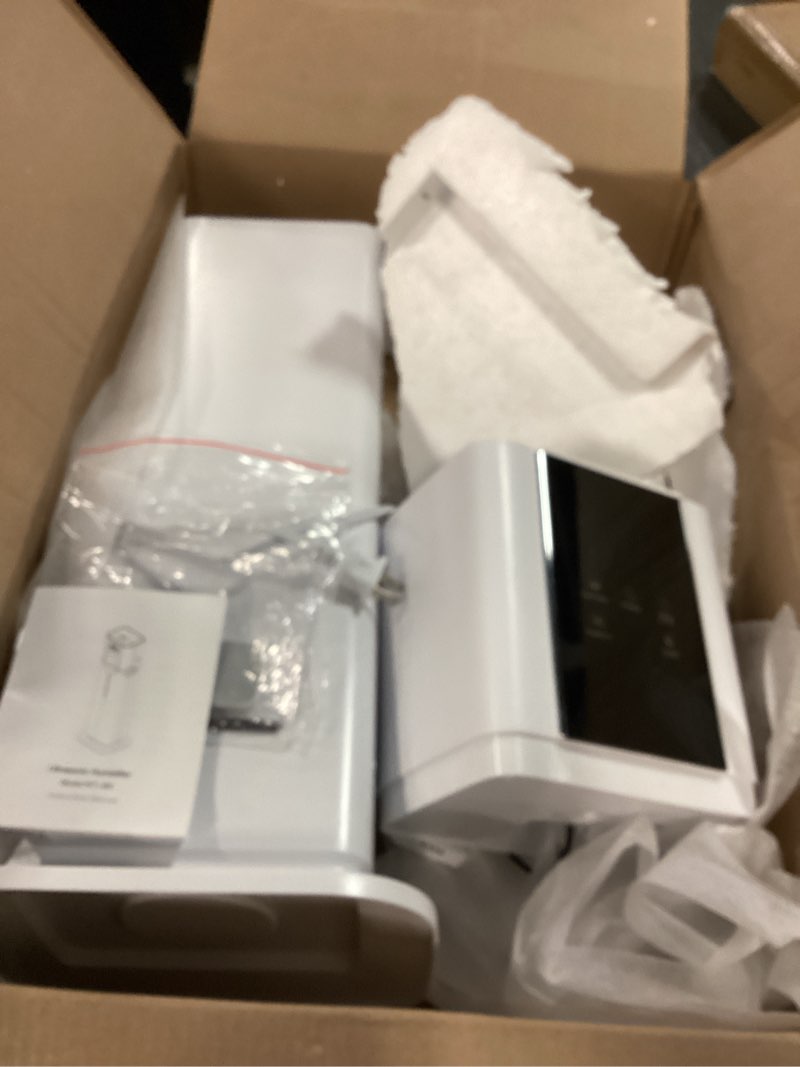 Condition photo showing As Is for 9L/2.4Gal Smart Cool Mist Humidifier, Top Fill Quiet Humidifier Large Room, Covers 550ft², App & Remote Control, 60H Runtime, 7 Colors Light, 4 Mist Modes Humidifiers for Bedroom, Office, White