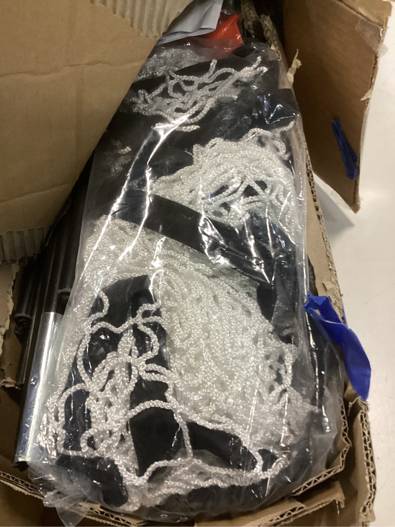 Condition photo showing As Is for Franklin Sports Lacrosse Backstop Net - Lax Goal Backstop Net for Shooting Training + Practice - Extra Large + Durable - 12' x 9'
