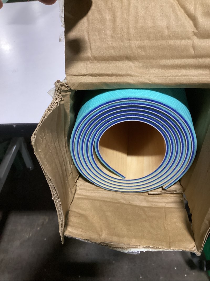 Condition photo showing Good Condition for Marley Dance Floor, 4Ft x 6Ft Portable Dance Floor Mat for Ballet Jazz & Pop, Non-Slip & Shock-absorbing Exercise Flooring for Home, Dance Schools - Thick PVC Practice Floor for Adults 4.5MM