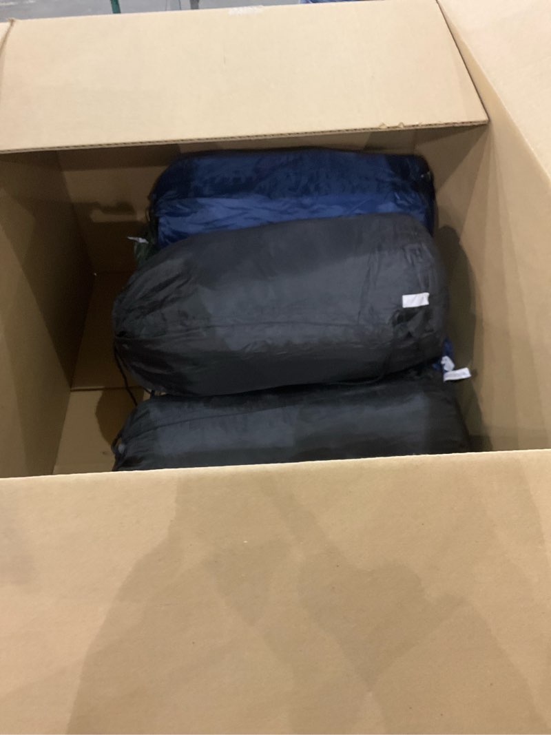 Macarrie 6 Pack 0 Degree Sleeping Bags for Adults Cold Weather Sleeping Bag Bulk with Compression Sa