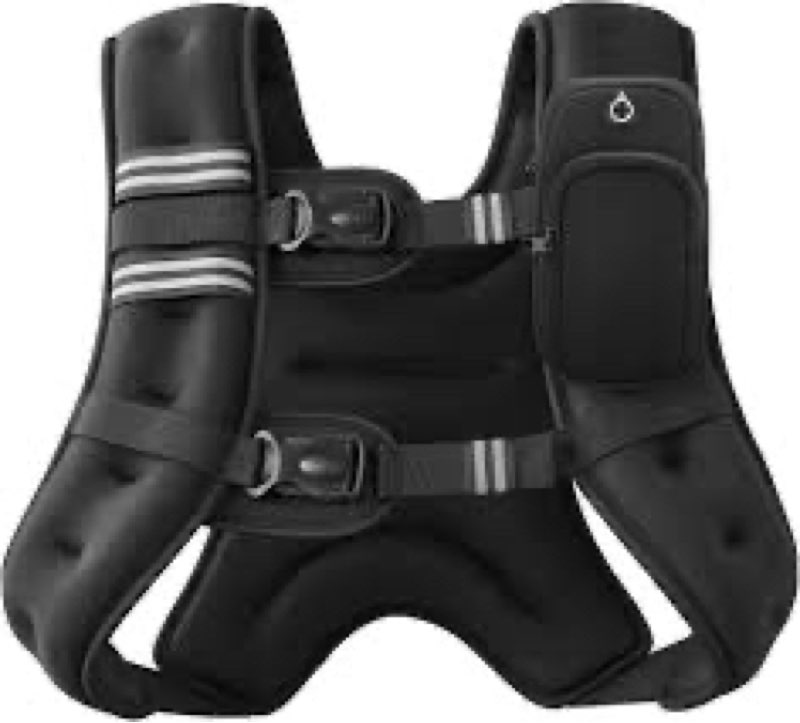 zelus weighted vest, 6lb/8lb/12lb/16lb/20lb/25lb/30lb weight vest for men women with storage pocket 