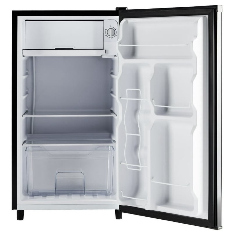 Sellary 3.2 cubic feet Mini refrigerator with refrigerator Small refrigerator single door, adjustable thermostat Energy saving, low noise, Compact refrigerator for bedroom, office, dorm (black)