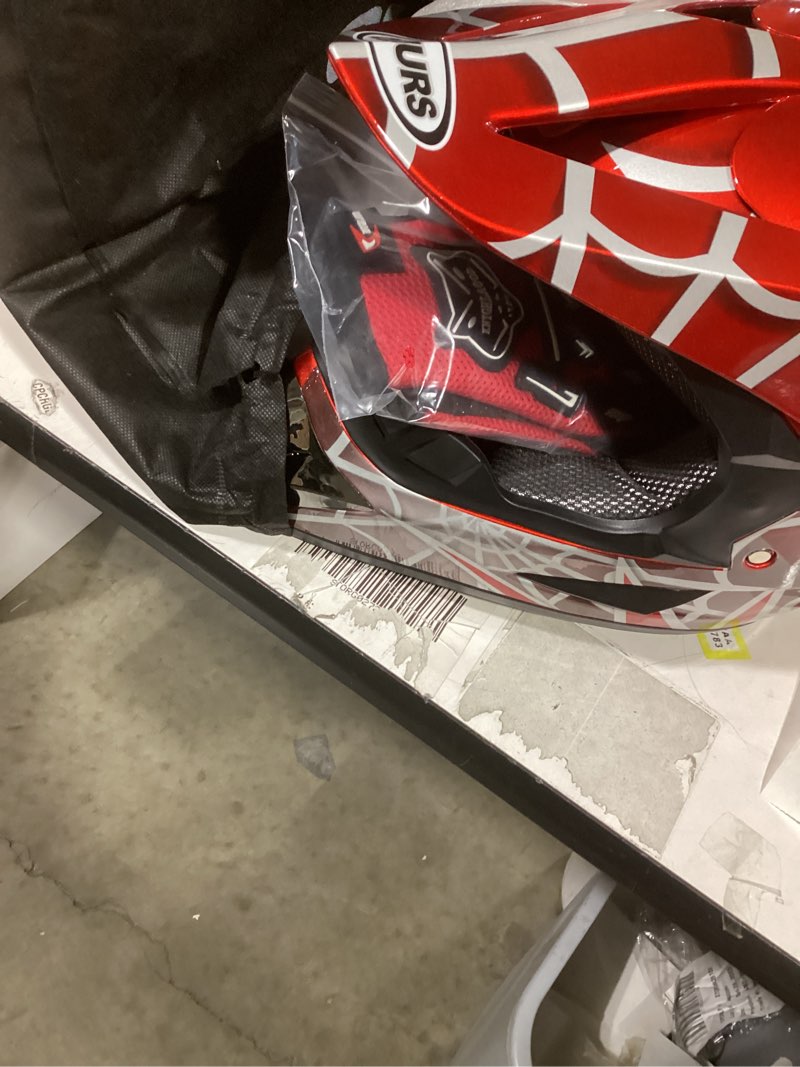 Condition photo showing Good Condition for Similar product TRIANGLE Full Face Motorcycle Helmets,Off-Road Motocross Helmet for Men & Women,Dual Visor with Internal Tinted Sunshield,Open Face 3/4 Adult Racing Helmet DOT Approved(Black,M) Medium Black