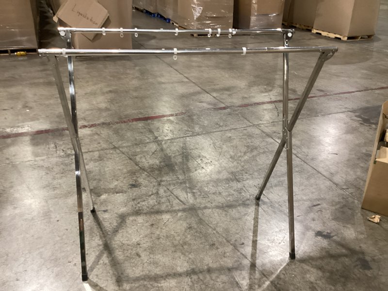 Oversized metal towel rack