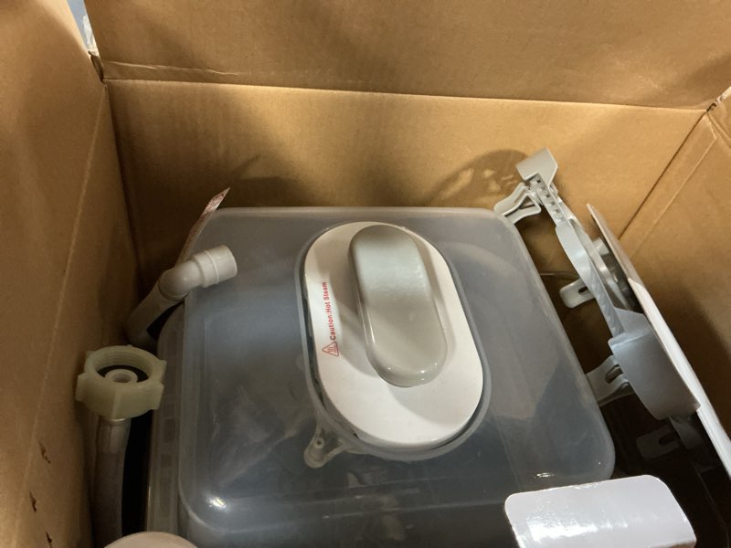 Condition photo showing As Is for baby bottle washer, sterilizer & dryer - all-in-one pro cleaning machine with fishbone spray arm, self-cleaning & auto mode, dual water inlet for bottles, breast pump & baby essentials