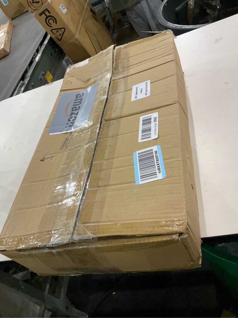 Condition photo showing As Is for Geosar 32 Pack Wire Buffet Rack Stand Folding Chafing Stand Chrome Frame Serving Trays Food Warmer with Plastic Tongs Forks and Spoons for Christmas Thanksgiving Home Party Catering Supplies(Silver)