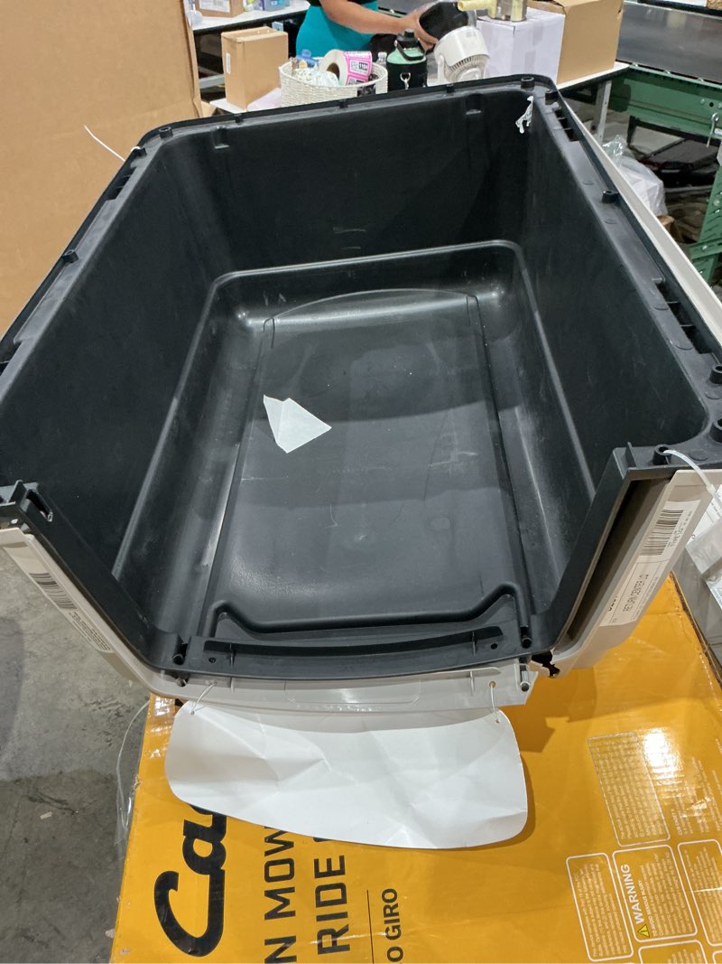 Condition photo showing Good Condition for vibrant life pet portable kennel for dogs, hard-sided travel carrier, durable, metal door, black & grey, for pets 50-70 lbs, 36" l x 25" w x 27" h