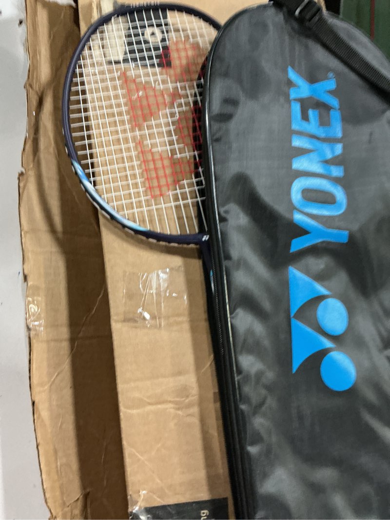 Condition photo showing Good Condition for YONEXYONEX Astrox Smash Badminton Racket, Black/red | YONEXYONEX, Astrox Smash, Badminton Racket, Black/red One Size Dark Navy