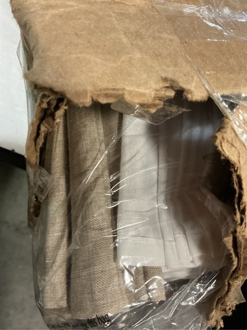 Condition photo showing Good Condition for chicology roman shades for windows , window treatments , roman shades , roman window shades , room darkening shades , window shades , 23"w x 64"h , belgian flax (privacy & light filtering) belgian flax (privacy & light filtering) 23"w x 64"h