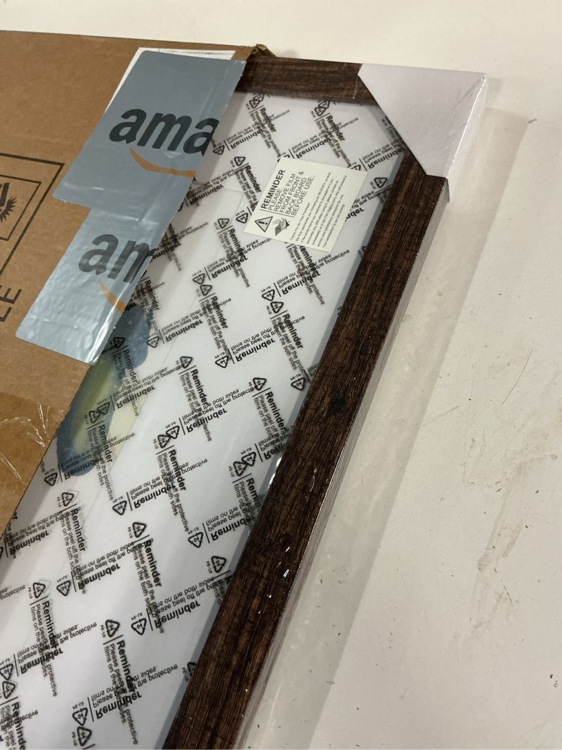 Condition photo showing Good Condition for BESCRCL 16x20 Frames, Picture Frames for Wall, Single, Brown Brown 16x20