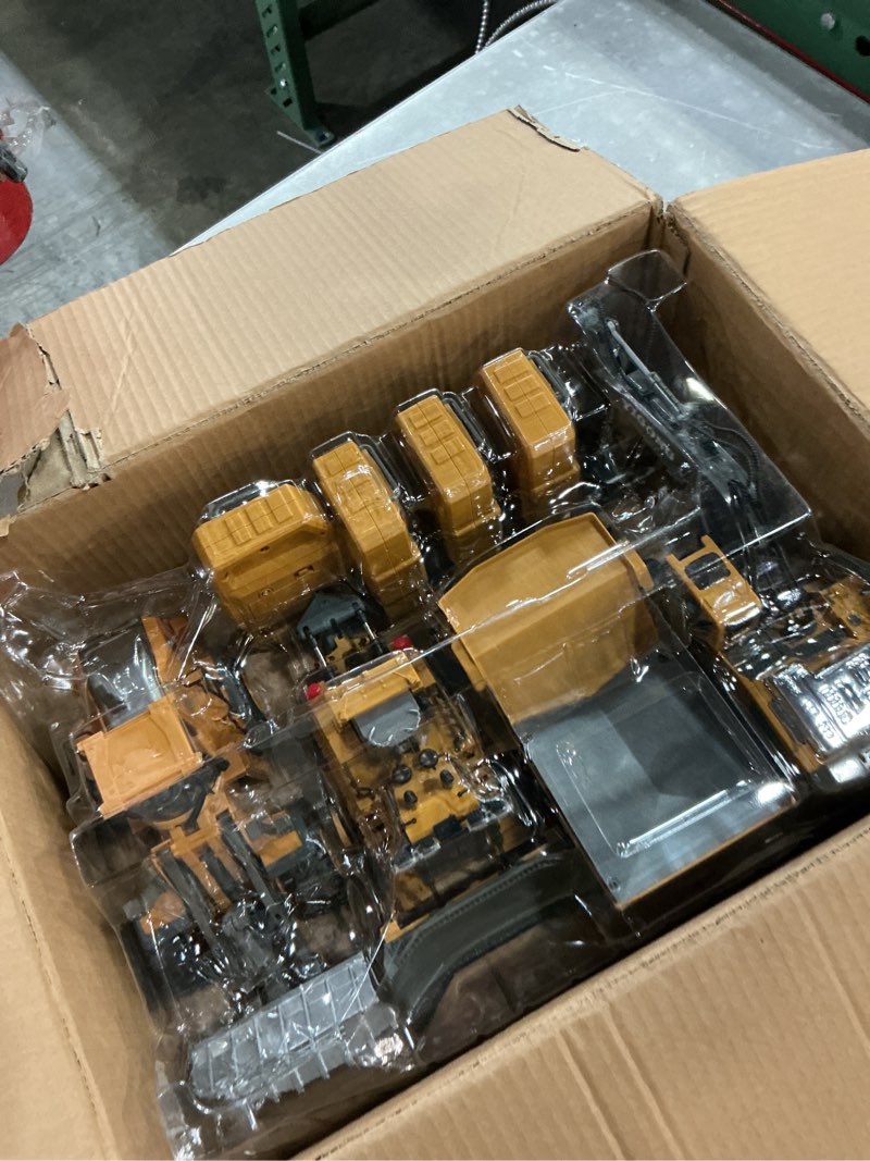 Condition photo showing Good Condition for remote control excavator (11-channel), dump truck, bulldozer, loader (9-channel), 2.4ghz remote control construction vehicles, metal construction, with cool lights and sound effects, 4-pcs four in one