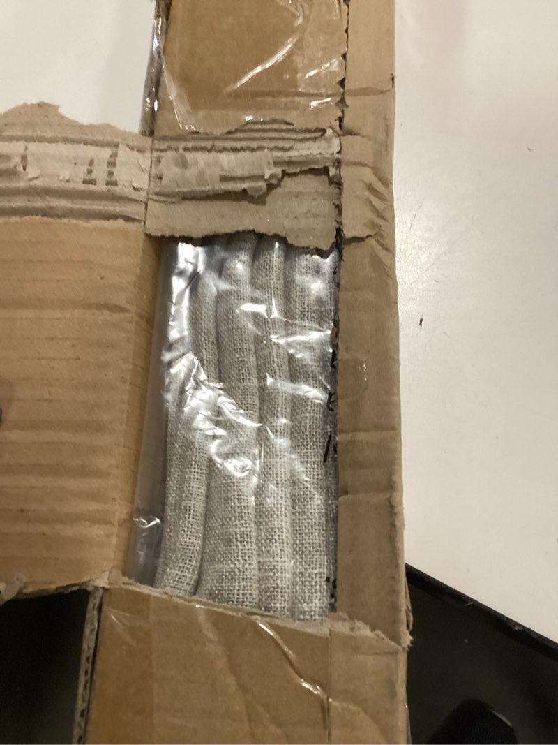 Condition photo showing Good Condition for no Drill Cordless Roman Shades for Windows, 43" W × 64" H - Light Filtering - Linen - Beige Light Filtering - Linen - Beige 43" W × 64" H