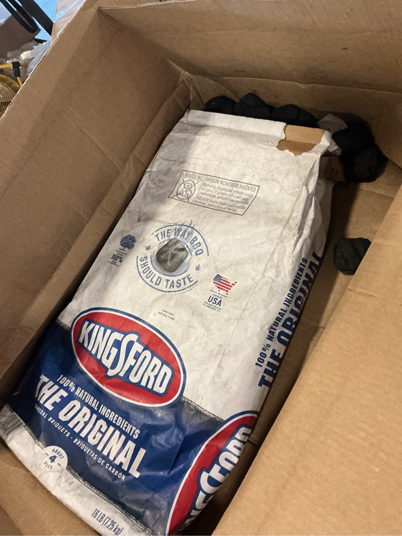 Kingsford Original Charcoal Briquettes, BBQ Charcoal for Grilling, 16 Pounds (Package May Vary)