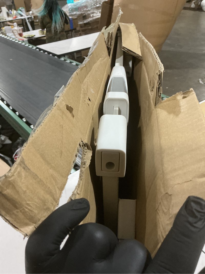 Condition photo showing Good Condition for babelio removable & no bottom bar baby gate, 29-43" hardware mounted (drill needed)| wide walk-thru| auto-close safety dog/pet gate for stairs & doorways (white, 29-43" w, 30" h) white 29-43" w, 30" h