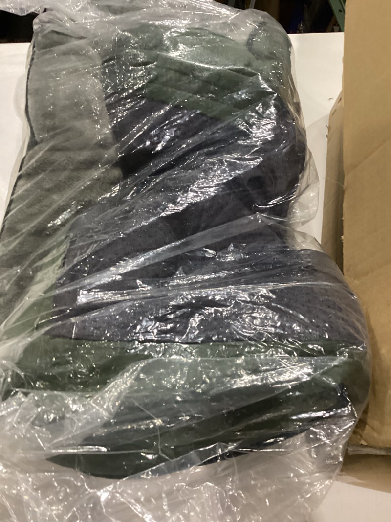 Condition photo showing New/Like New for Bedsure Orthopedic Dog Beds Large Sized Dog - Washable Large Dog Cat Bed Waterproof, Comfort Dogs Couch Sofa with Washable Removable Cover, Pet Bed with Nonskid Bottom, Boreal Canopy Green, 35" 35"L x 25"W x 6.5"Th Dark Green