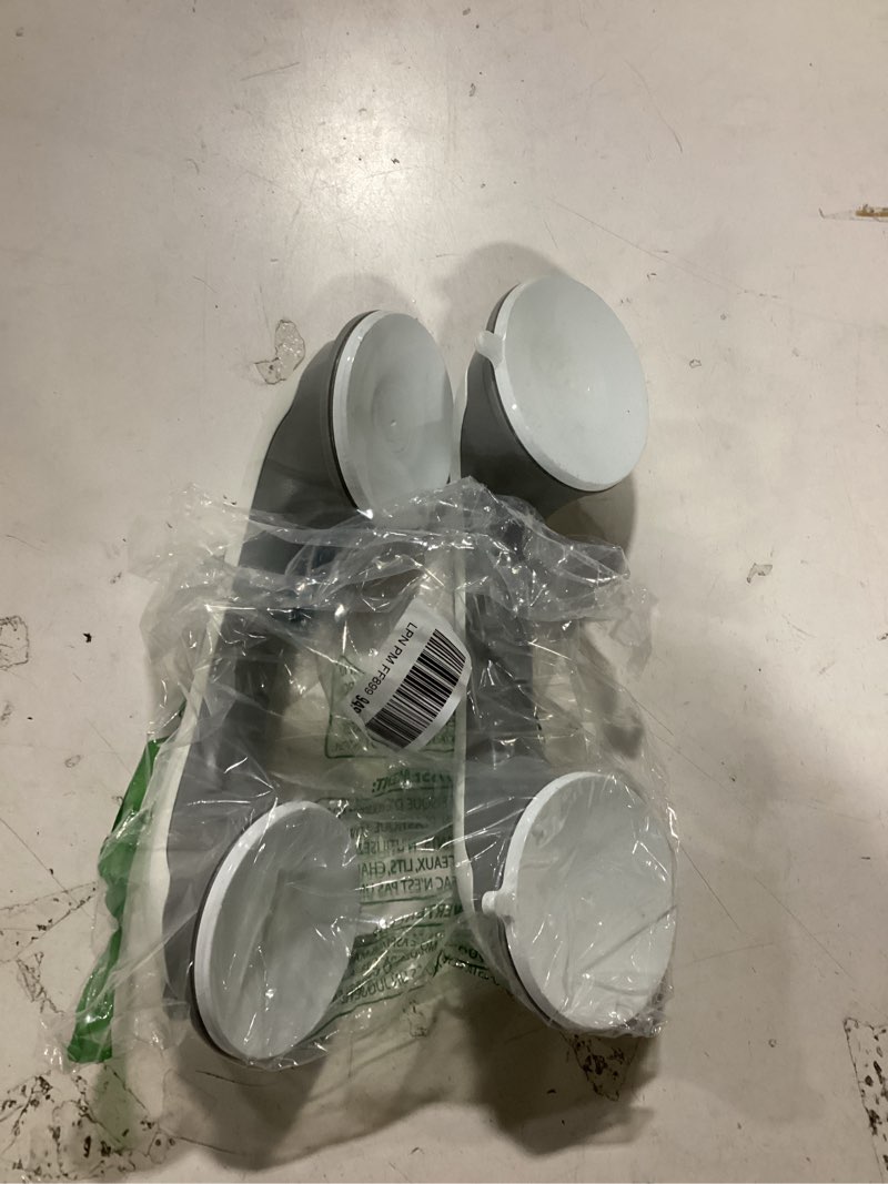 Condition photo showing As Is for TAILI Grab Bars for Bathtubs and Showers,2 Pack Shower Handles for Elderly Suction,Maximum 330lbs,Shower Grab Bar with Upgraded Rubber Suction Cups,Safety Grip for Senior, No Drilling Removable,Grey 2 Pack Gray