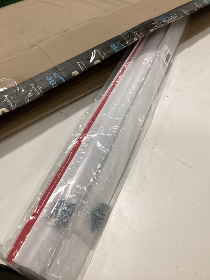 Condition photo showing Good Condition for Door Draft Stopper, Strong Adhesive Door Sweep for Exterior and Interior Doors, 39” Length Cuttable Under Door Seal. (White, 2 Pack) 2 Pack White