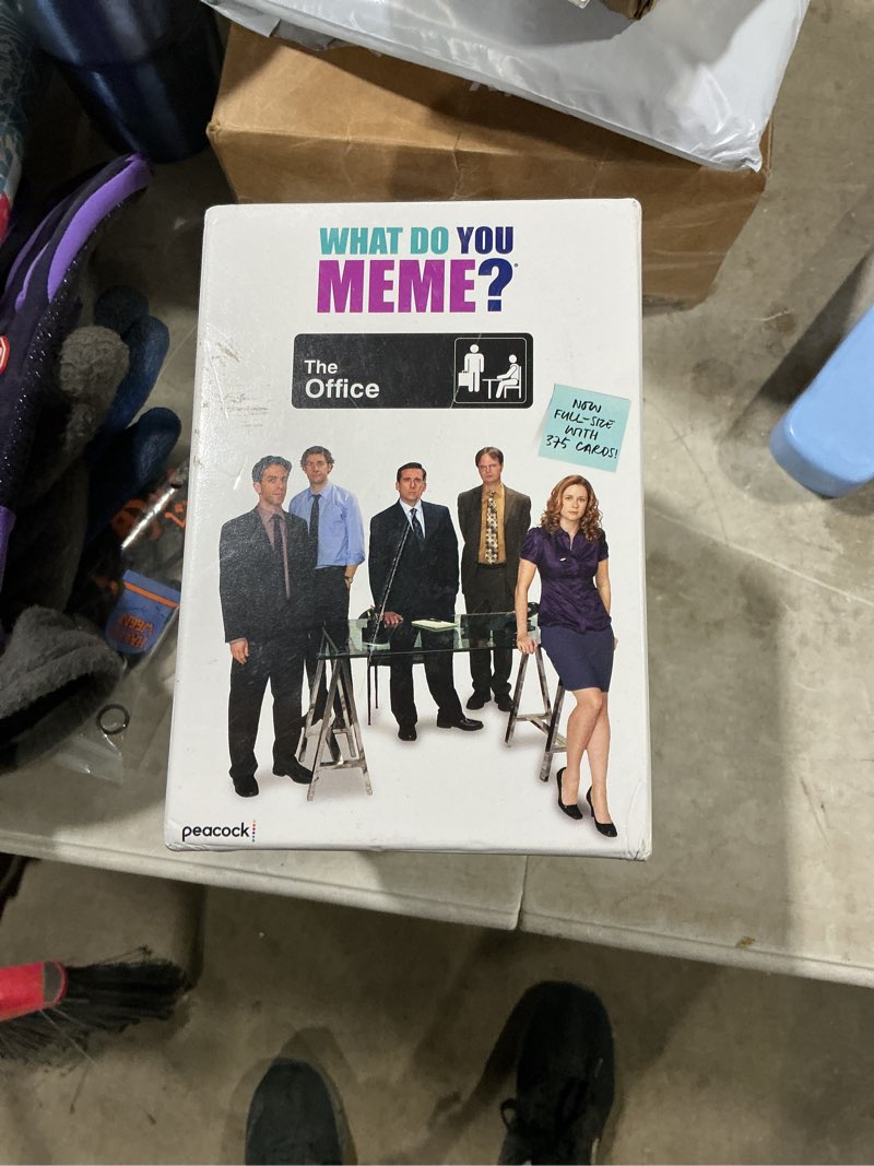 Condition photo showing As Is for WHAT DO YOU MEME? The Office Edition - The Hilarious Party Game for Meme Lovers