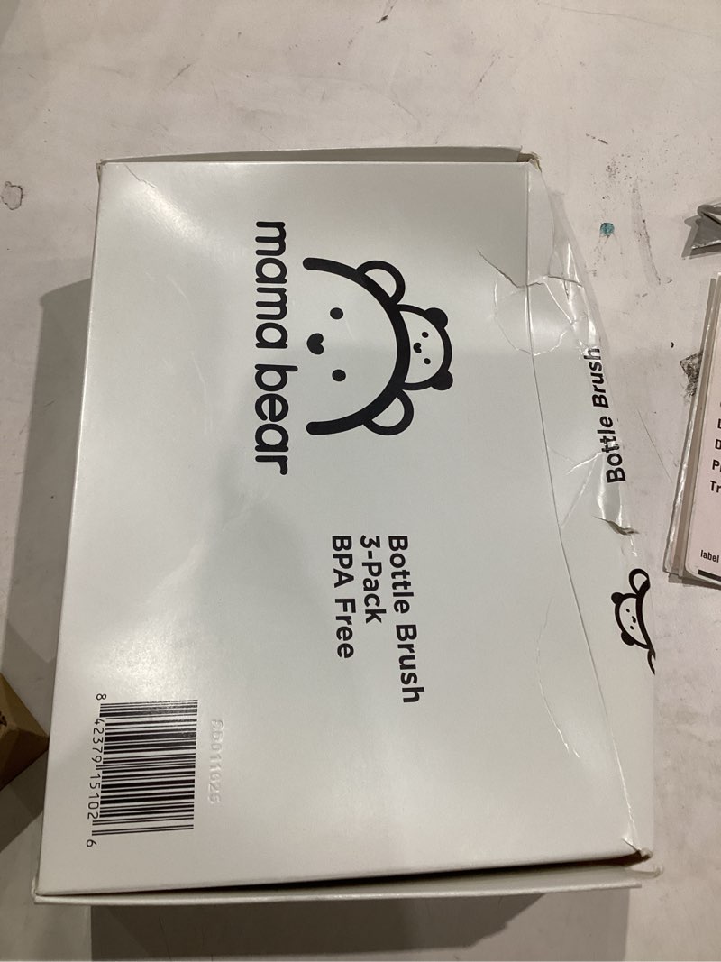 Condition photo showing Good Condition for Amazon Brand - Mama Bear Bottle Brush (Pack of 3), White