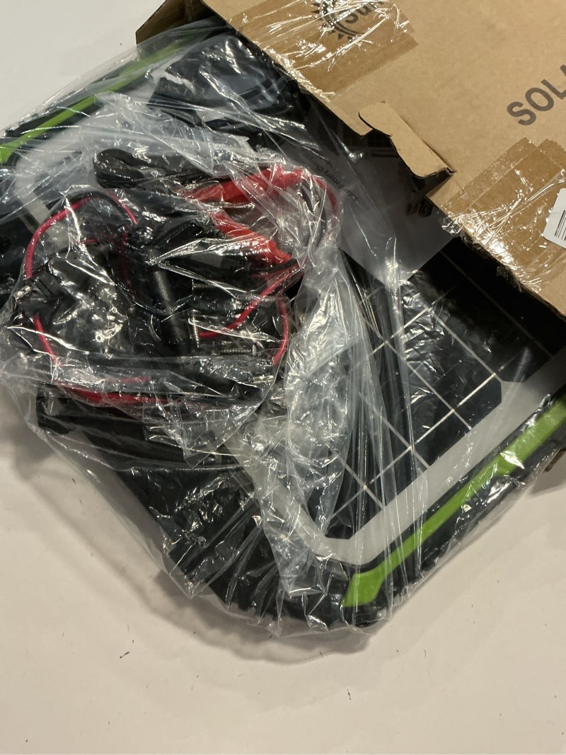 Condition photo showing Good Condition for Sun Energise 20W 12V Solar Powered Battery Charger & Maintainer, Built-in Smart MPPT Charge Controller, Waterproof 20 Watt 12 Volt Solar Panel Trickle Charging Kits for Car Auto Boat RV Marine Trailer SE-US-20W PRO