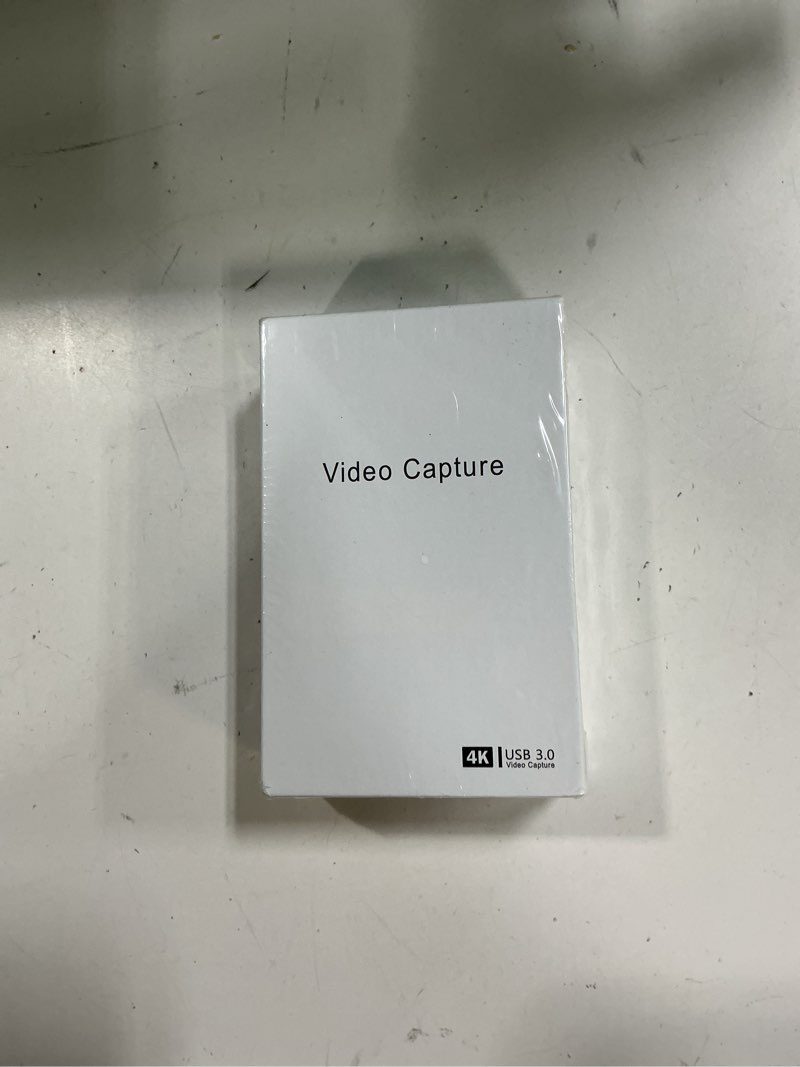 Condition photo showing New/Like New for video capture card, audio video capture card, usb 3.0 capture card 4k hdmi loop-out, 1080p 60fps/2k 30fps video game capture for streaming works for ps5/switch/camera/pc/obs(black)