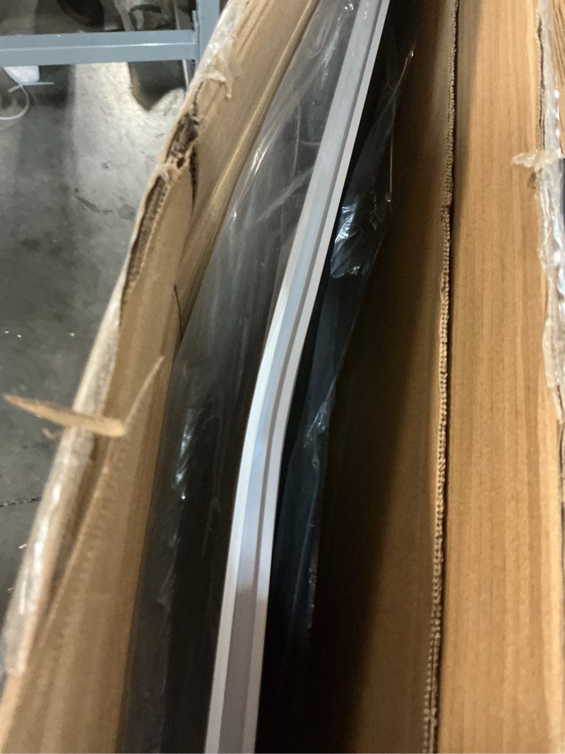 Condition photo showing As Is for Magnetic Dry Erase Whiteboard - 46 x 33 Inch White Board - 4 x 3 Large Wall-Mounted Board with Silver Aluminum Frame, 1 Magnetic Eraser, 2 Pens, Detachable Marker Tray, 6 Magnets