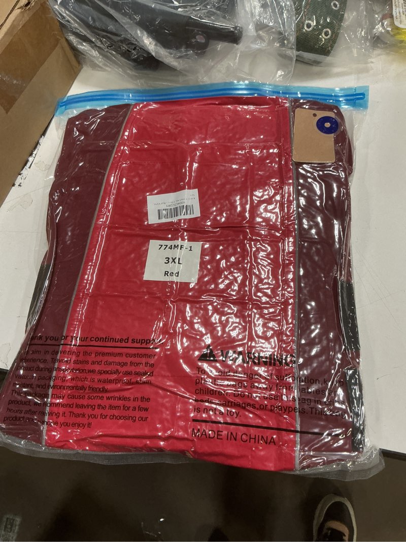 Condition photo showing New/Like New for Kuoser XXXL Dog Coat, Dog Jackets for Large Dogs, Reflective Pet Winter Coat Cold Weather Coats, Doggie Snow Jacket Warm Apparel Clothes for Great Dane, Red XXXL XXXL (Chest Girth: 35.4-43.3'') Red