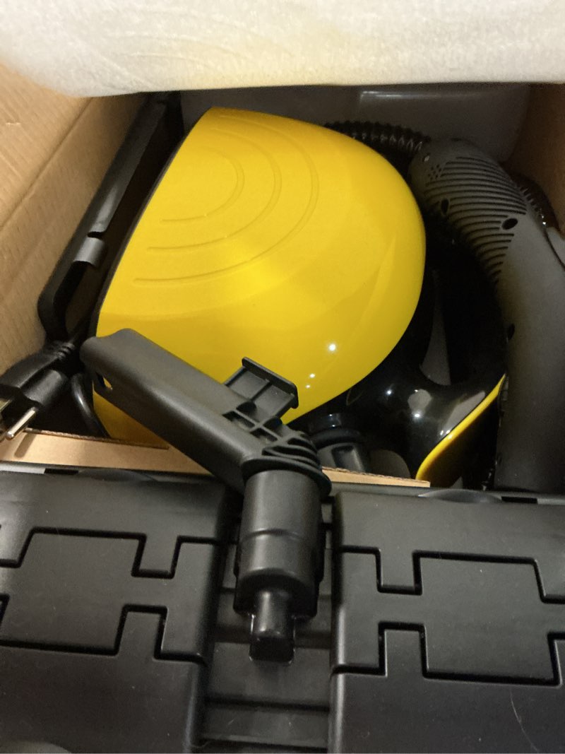 Condition photo showing Good Condition for 1500w multipurpose steam cleaner, 248°f in 5 min, 1l tank, 21 accessories, chemical-free, portable, safety lock – for floors, grout, upholstery & home use large
